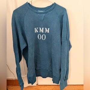 Knickerbocker x Manready Mercantile Men’s Indigo Sweatshirt Size Large